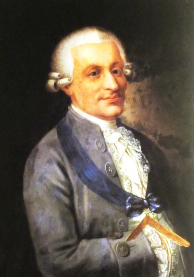 Portrait de Johann Carl Dähnert (1719-1785) - Georg David Matthieu